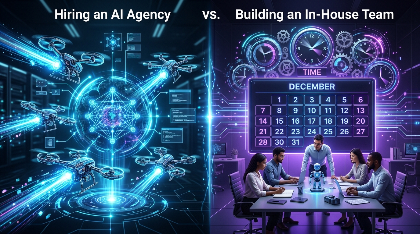 Hiring an AI Agency vs. Building an In-House Team in 2026: Cost & Speed Guide